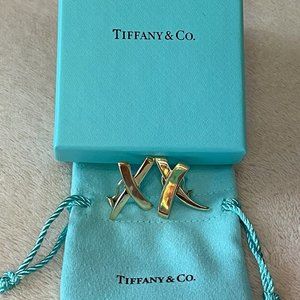 TIFFANY & CO. x Paloma Picasso Vintage Graffiti X 18k Earrings